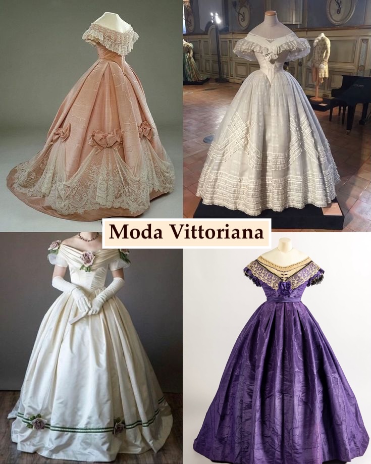 moda vittorina: abiti d'epoca