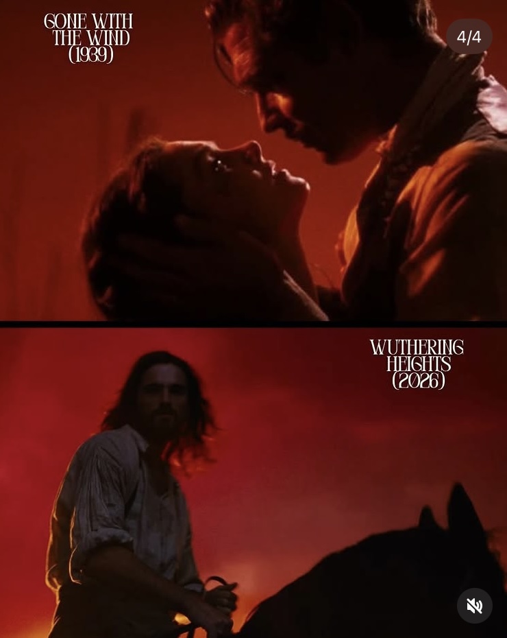 paesaggi e scene simili tra il film Via col vento e Cime tempestose 2026