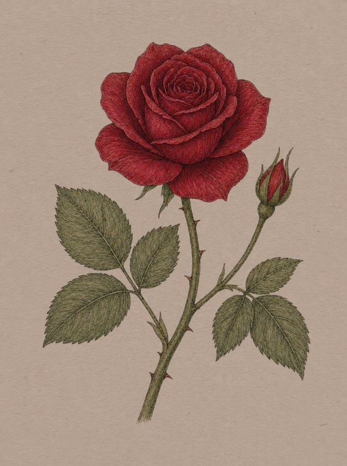 Il linguaggio vittoriano dei fiori - rosa