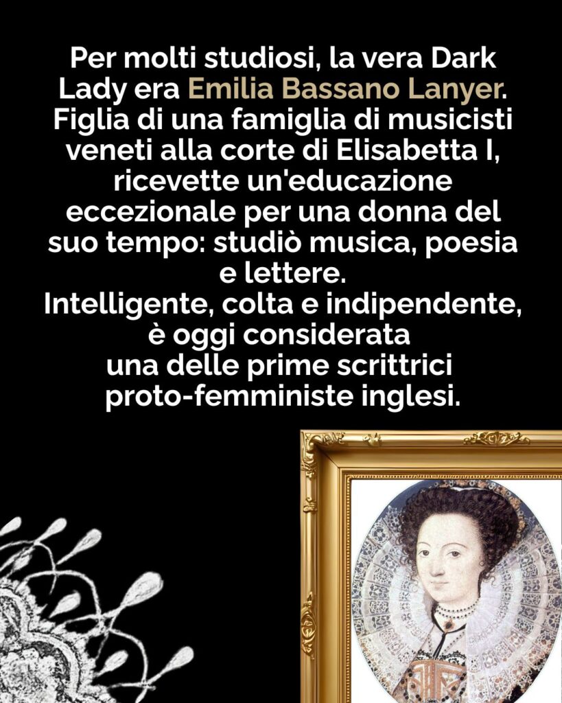 Emilia Bassano Lanyer: la candidata più accreditata per la Dark Lady di Shakespeare