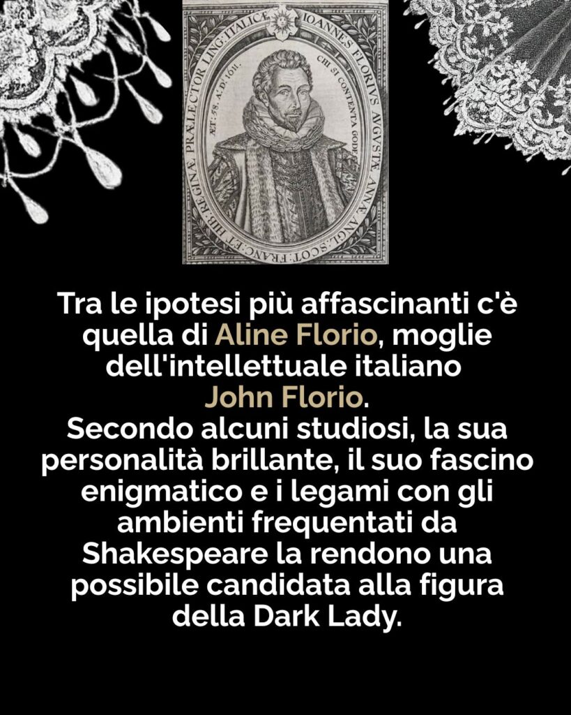 Aline Florio: l'ipotesi italiana più accredita per la Dark Lady Shakespeariana