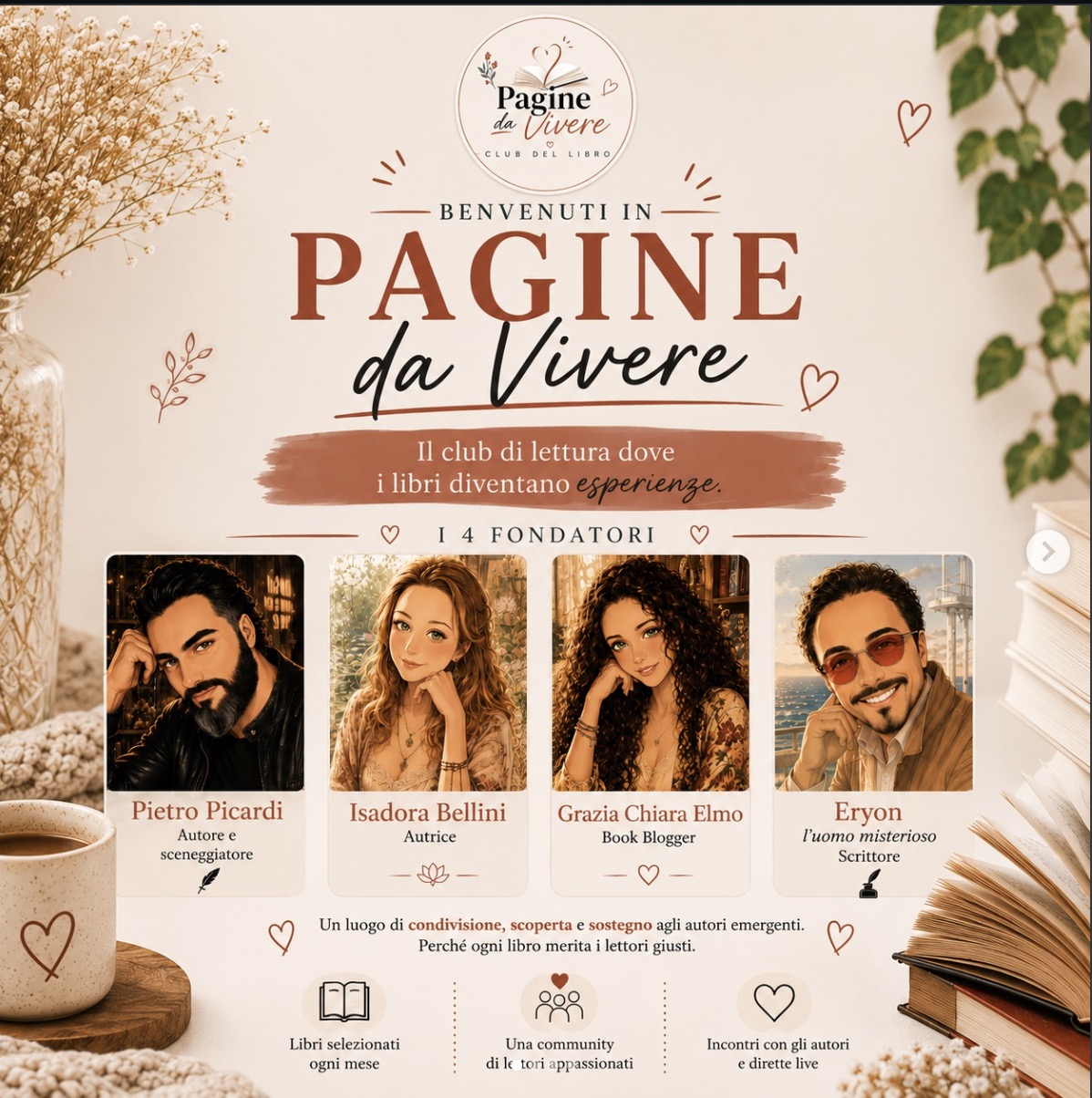 Club pagine da vivere Fondatori